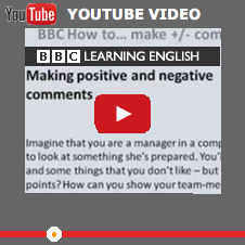 BUSINESS ENGLISH MEETINGS - BBC - HOW TO ...
MAKING POSITIVE AND NEGATIVE COMMENTS