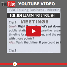 BUSINESS ENGLISH MEETNGS VIDEO YOUTUBE 